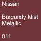 Preview: Nissan, Burgundy Mist Metallic, 011.